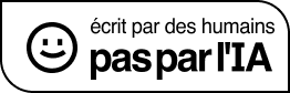 Label indiquant que ce site a été écrit par des humains pas par l'IA